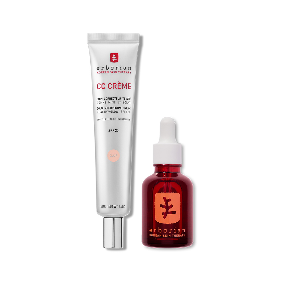 Kit soin visage : Duo CC Crème & Skin Therapy Huile-Sérum